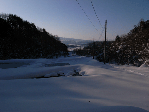 川場村の雪